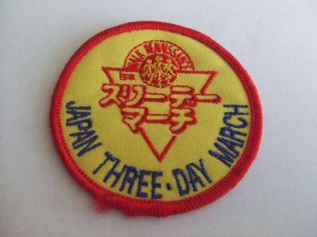 Badge 3 dagse mars Japan